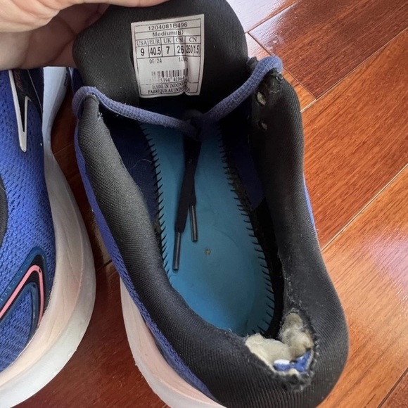 Brooks Glycerin 21 Running Shoes — Women’s 9 (Blue / Pink / Black) - Picture 3 of 7